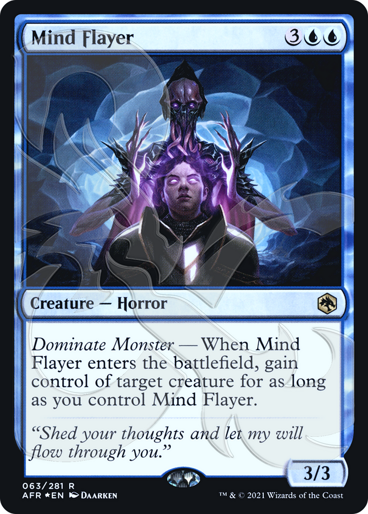 Mind Flayer (PAFR-63A) - Adventures in the Forgotten Realms Promos Foil - Premium MTG Single from Wizards of the Coast - Just $1! Shop now at Game Crave Tournament Store
