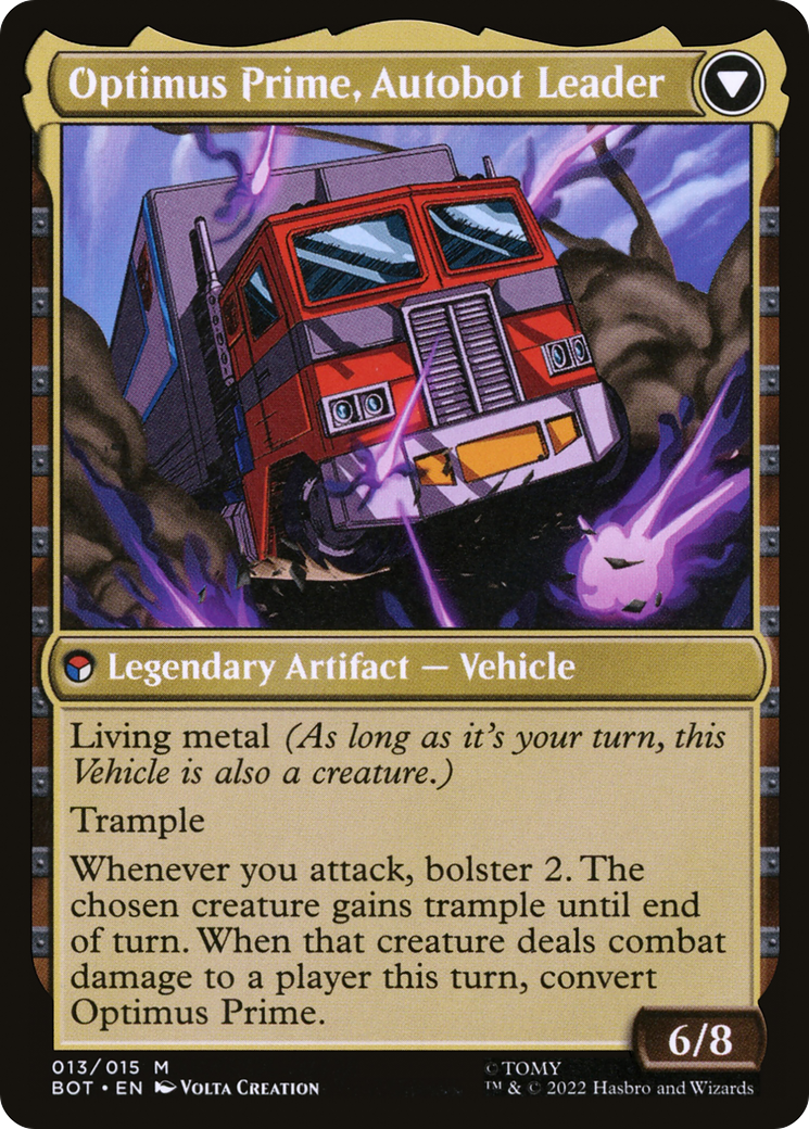 Optimus Prime, Hero // Optimus Prime, Autobot Leader (BOT-013) - Transformers: (convertdfc) Foil - Premium MTG Single from Wizards of the Coast - Just $1! Shop now at Game Crave Tournament Store