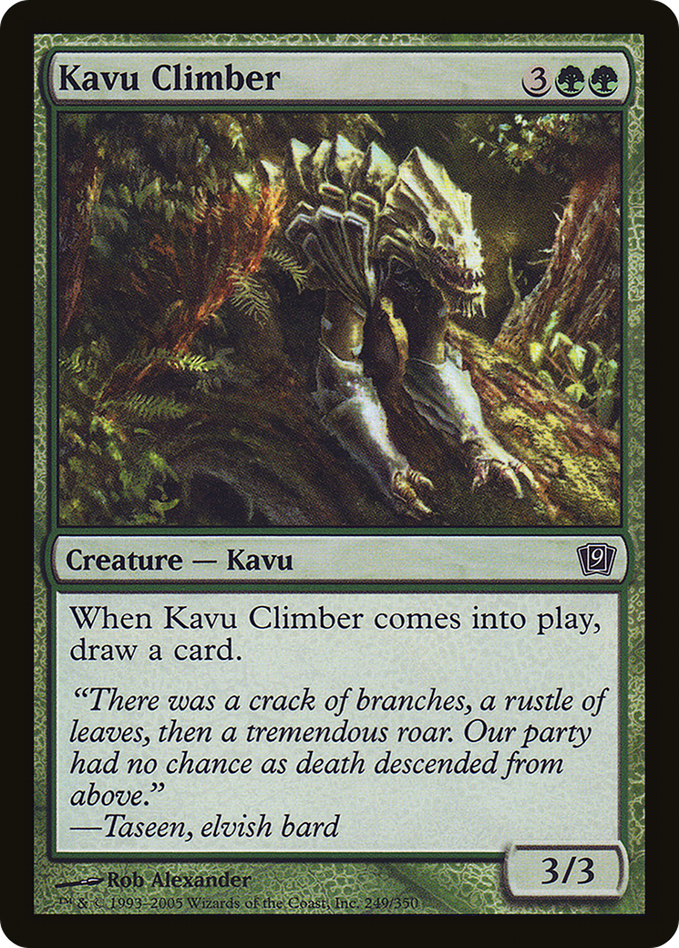 Kavu Climber (9ED-249★) - Ninth Edition Foil - Premium MTG Single from Wizards of the Coast - Just $0.08! Shop now at Game Crave Tournament Store