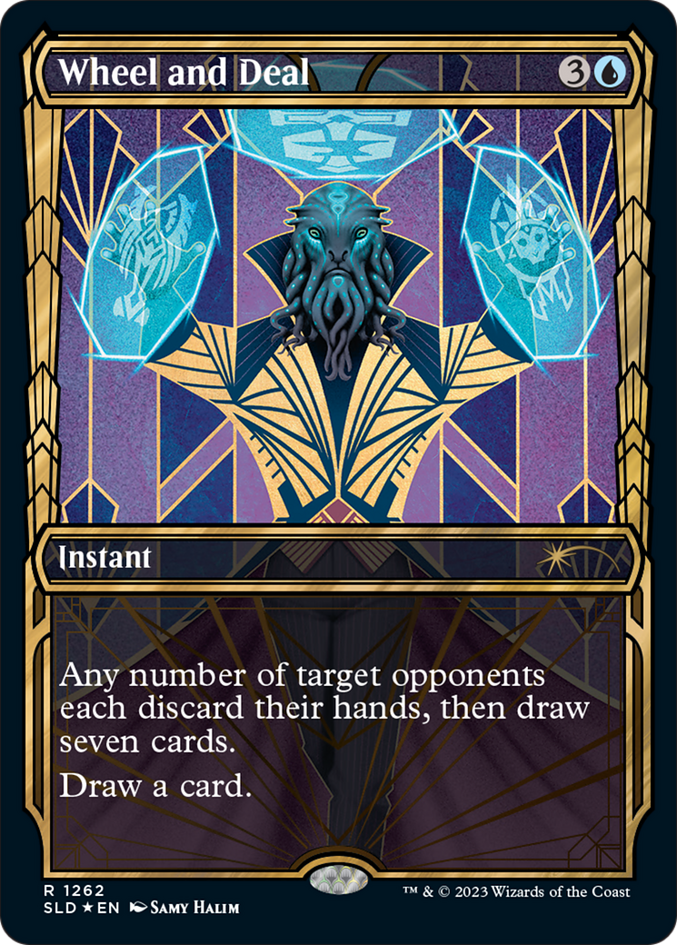 Wheel and Deal (SLD-1262) - Secret Lair Drop: (Showcase) Foil - Premium MTG Single from Wizards of the Coast - Just $4.14! Shop now at Game Crave Tournament Store