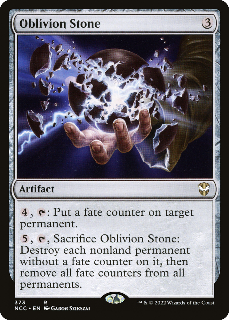 Oblivion Stone (NCC-373) - New Capenna Commander - Premium MTG Single from Wizards of the Coast - Just $0.26! Shop now at Game Crave Tournament Store