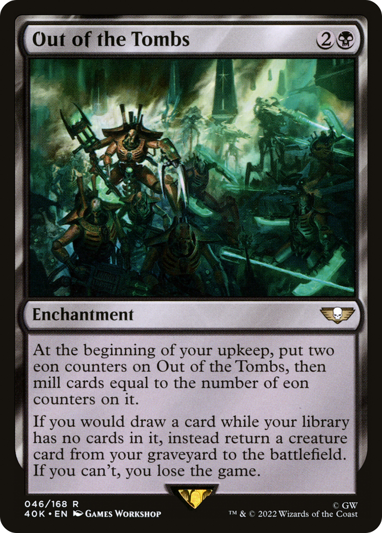 Out of the Tombs (40K-046) - Warhammer 40,000 Commander - Premium MTG Single from Wizards of the Coast - Just $3.38! Shop now at Game Crave Tournament Store