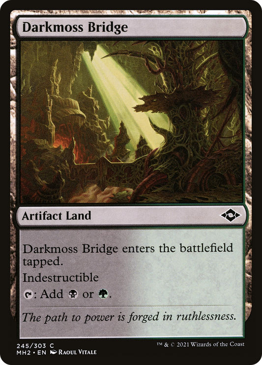 Darkmoss Bridge (MH2-245) - Modern Horizons 2 - Premium MTG Single from Wizards of the Coast - Just $0.08! Shop now at Game Crave Tournament Store