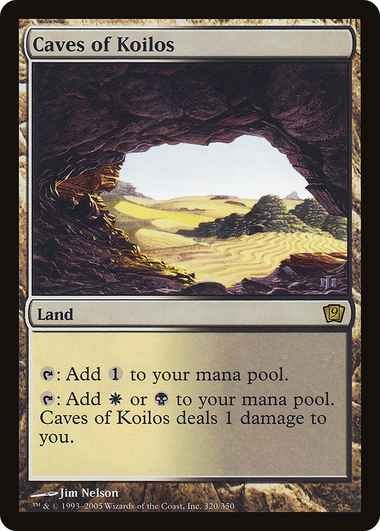 Caves of Koilos (9ED-320★) - Ninth Edition Foil - Premium MTG Single from Wizards of the Coast - Just $4.94! Shop now at Game Crave Tournament Store