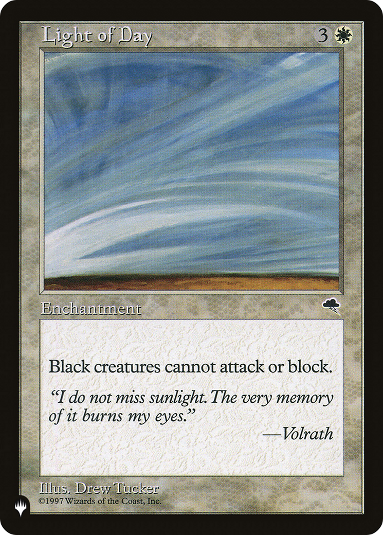 Light of Day (PLIST-580) - The List - Premium MTG Single from Wizards of the Coast - Just $0.08! Shop now at Game Crave Tournament Store