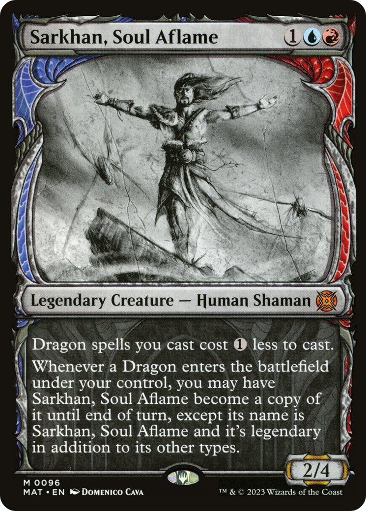 Sarkhan, Soul Aflame (MAT-096) - March of the Machine: The Aftermath: (Showcase) Foil - Premium MTG Single from Wizards of the Coast - Just $4.79! Shop now at Game Crave Tournament Store