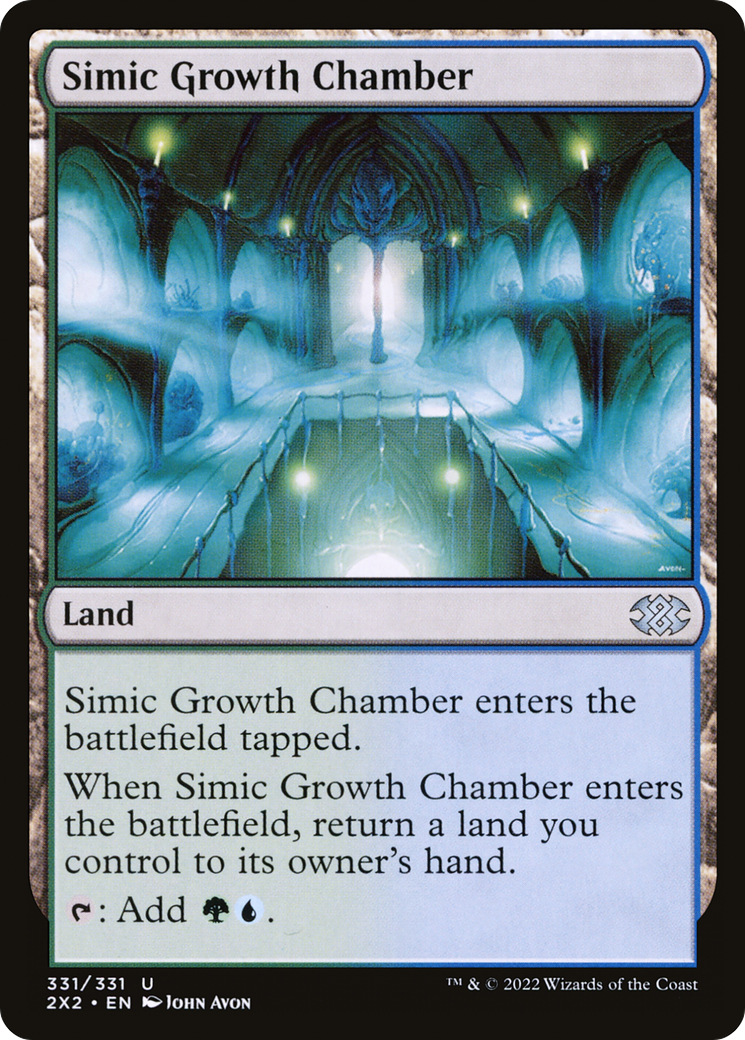 Simic Growth Chamber (2X2-331) - Double Masters 2022 - Premium MTG Single from Wizards of the Coast - Just $0.08! Shop now at Game Crave Tournament Store