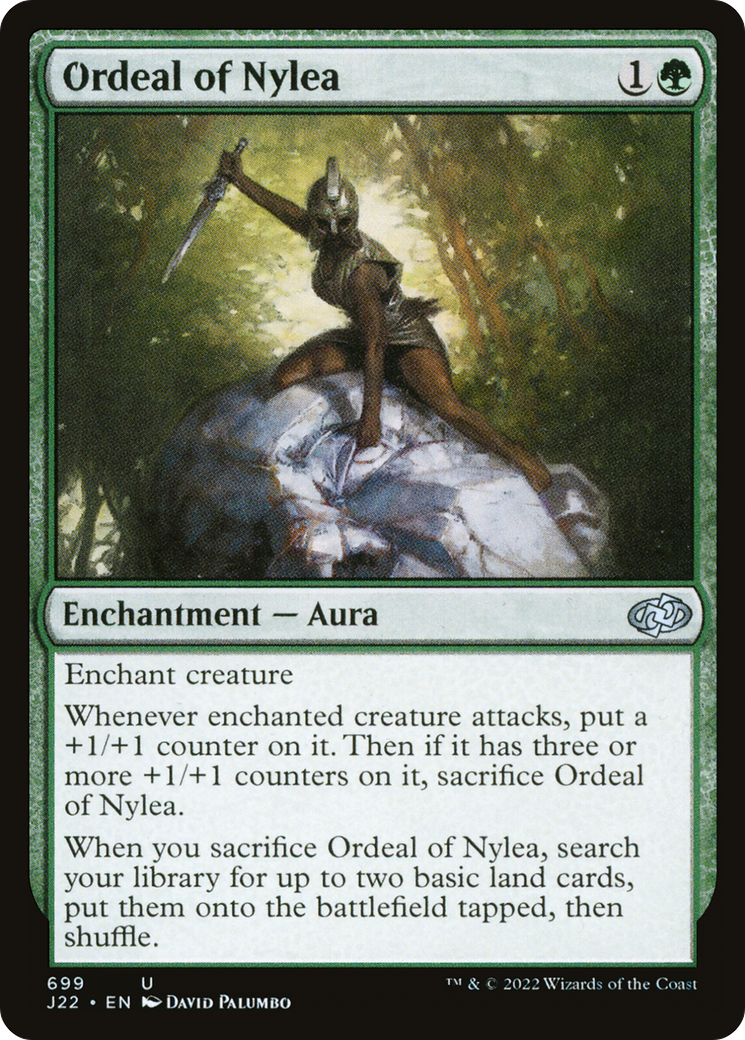 Ordeal of Nylea (J22-699) - Jumpstart 2022 - Premium MTG Single from Wizards of the Coast - Just $0.08! Shop now at Game Crave Tournament Store
