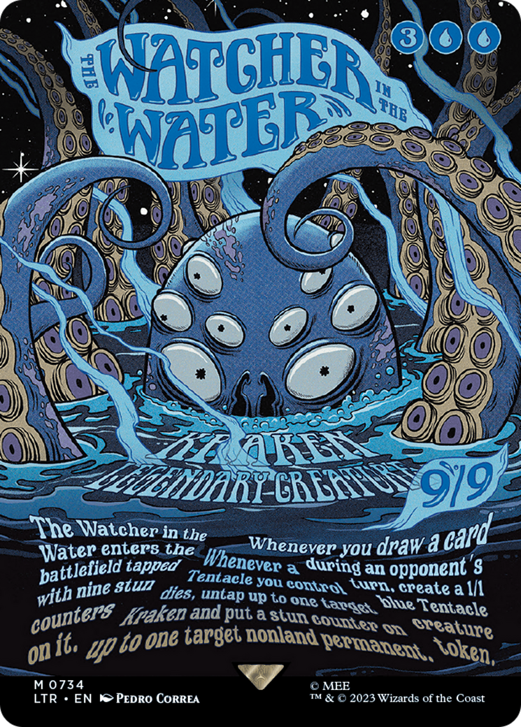 The Watcher in the Water (LTR-734) - The Lord of the Rings: Tales of Middle-earth (Borderless) - Premium MTG Single from Wizards of the Coast - Just $12.16! Shop now at Game Crave Tournament Store