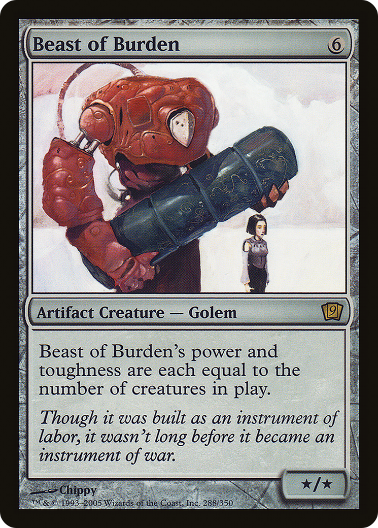 Beast of Burden (9ED-288★) - Ninth Edition Foil - Premium MTG Single from Wizards of the Coast - Just $7.78! Shop now at Game Crave Tournament Store