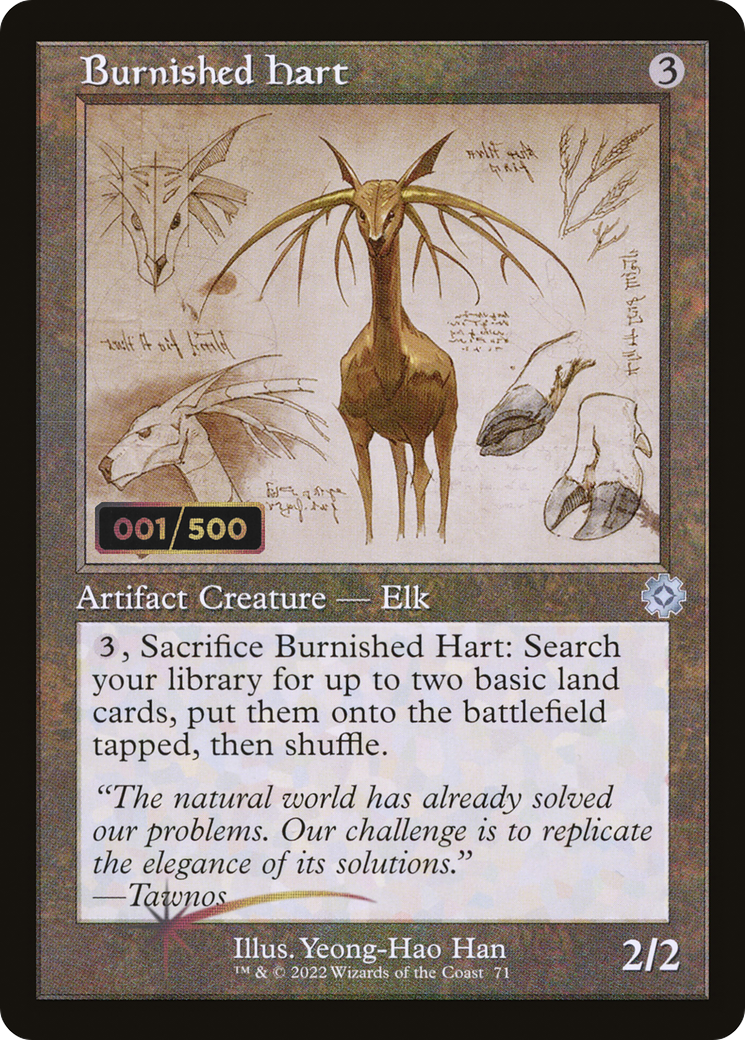 Burnished Hart (BRR-71Z) - The Brothers' War Retro Artifacts Foil - Premium MTG Single from Wizards of the Coast - Just $70.80! Shop now at Game Crave Tournament Store
