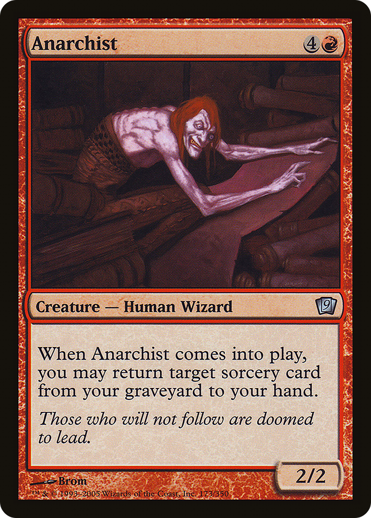 Anarchist (9ED-173★) - Ninth Edition Foil - Premium MTG Single from Wizards of the Coast - Just $0.08! Shop now at Game Crave Tournament Store