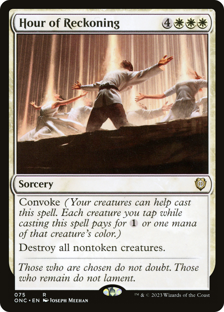 Hour of Reckoning (ONC-075) - Phyrexia: All Will Be One Commander - Premium MTG Single from Wizards of the Coast - Just $0.08! Shop now at Game Crave Tournament Store