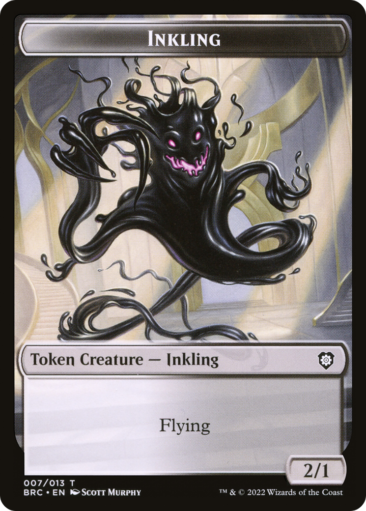 Inkling (TBRC-007) - The Brothers' War Commander Tokens Foil - Premium MTG Single from Wizards of the Coast - Just $0! Shop now at Game Crave Tournament Store