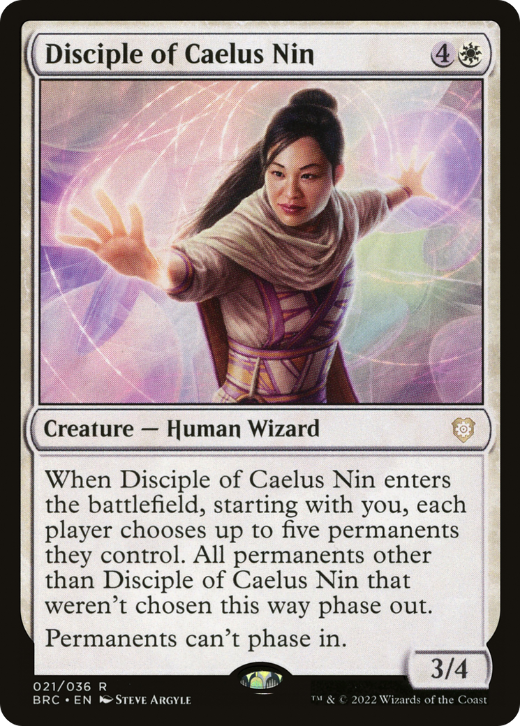 Disciple of Caelus Nin (BRC-021) - The Brothers' War Commander Foil - Premium MTG Single from Wizards of the Coast - Just $0.08! Shop now at Game Crave Tournament Store