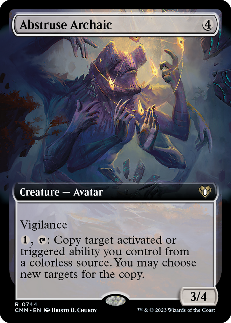 Abstruse Archaic (CMM-744) - Commander Masters: (Extended Art) Foil - Premium MTG Single from Wizards of the Coast - Just $0.75! Shop now at Game Crave Tournament Store