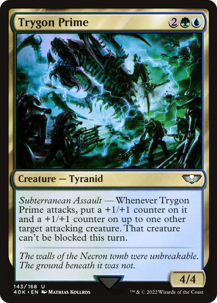 Trygon Prime (40K-143) - Warhammer 40,000 Commander - Premium MTG Single from Wizards of the Coast - Just $0.25! Shop now at Game Crave Tournament Store