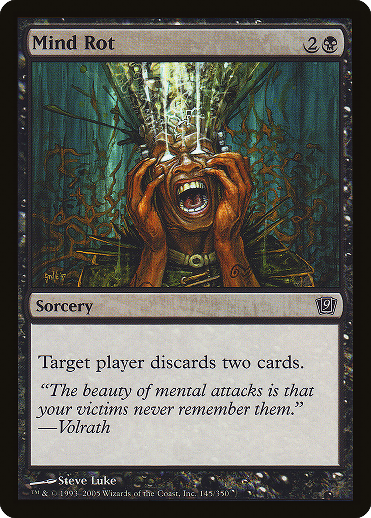 Mind Rot (9ED-145★) - Ninth Edition Foil - Premium MTG Single from Wizards of the Coast - Just $0.08! Shop now at Game Crave Tournament Store