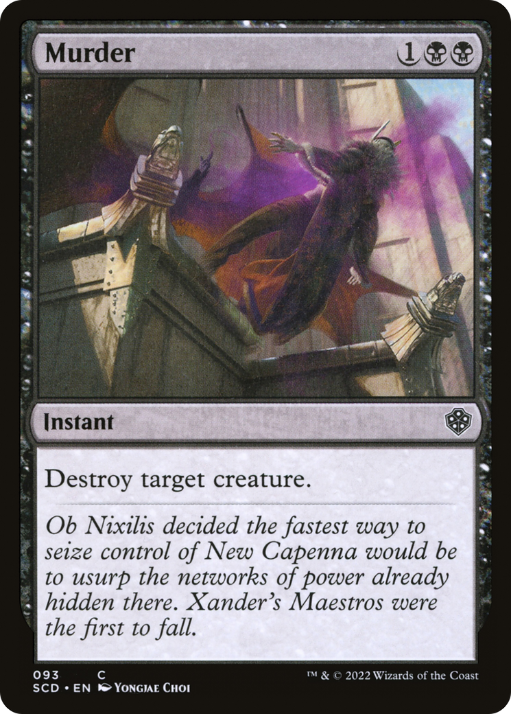 Murder (SCD-093) - Starter Commander Decks - Premium MTG Single from Wizards of the Coast - Just $0.18! Shop now at Game Crave Tournament Store