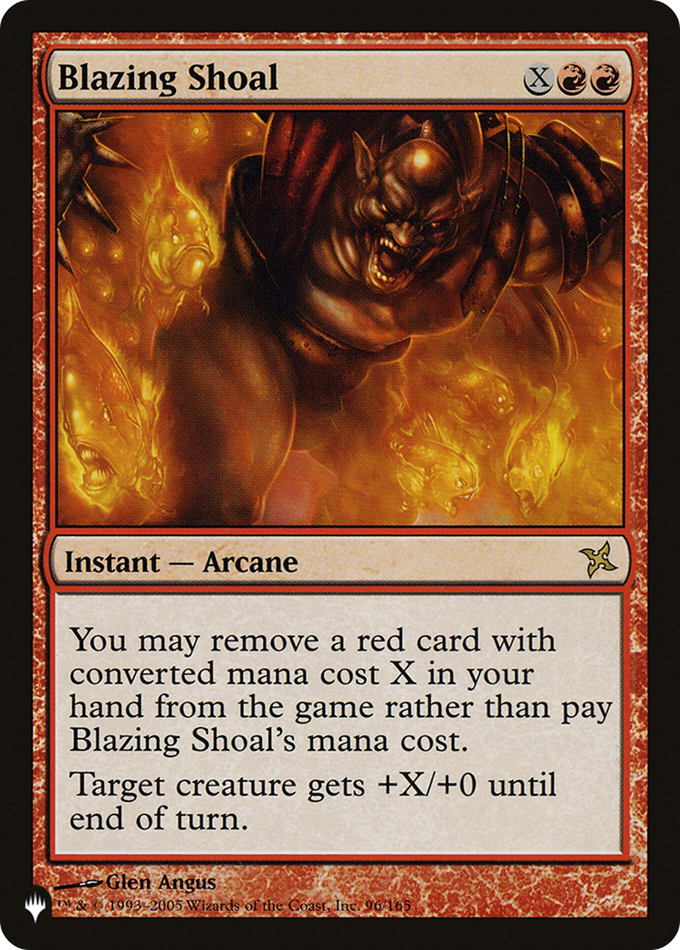 Blazing Shoal (PLIST-682) - The List - Premium MTG Single from Wizards of the Coast - Just $7.98! Shop now at Game Crave Tournament Store