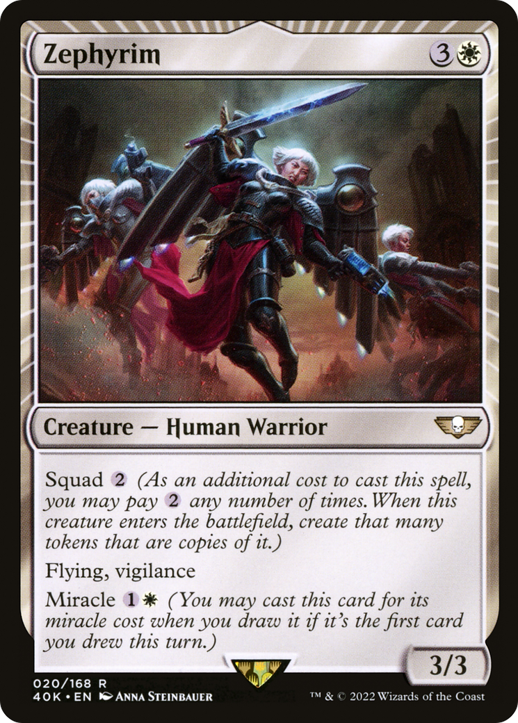 Zephyrim (40K-020) - Warhammer 40,000 Commander: (miracle) - Premium MTG Single from Wizards of the Coast - Just $0.32! Shop now at Game Crave Tournament Store