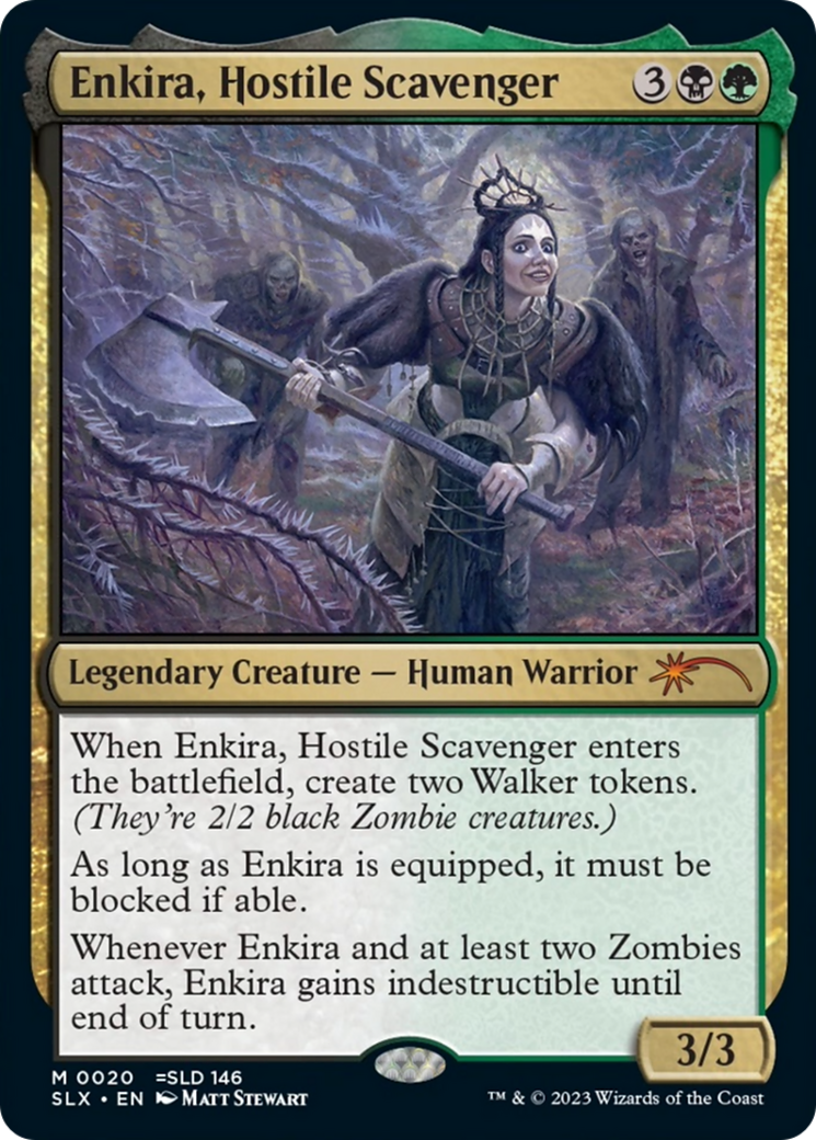 Enkira, Hostile Scavenger (SLX-020) - Universes Within - Premium MTG Single from Wizards of the Coast - Just $0.14! Shop now at Game Crave Tournament Store