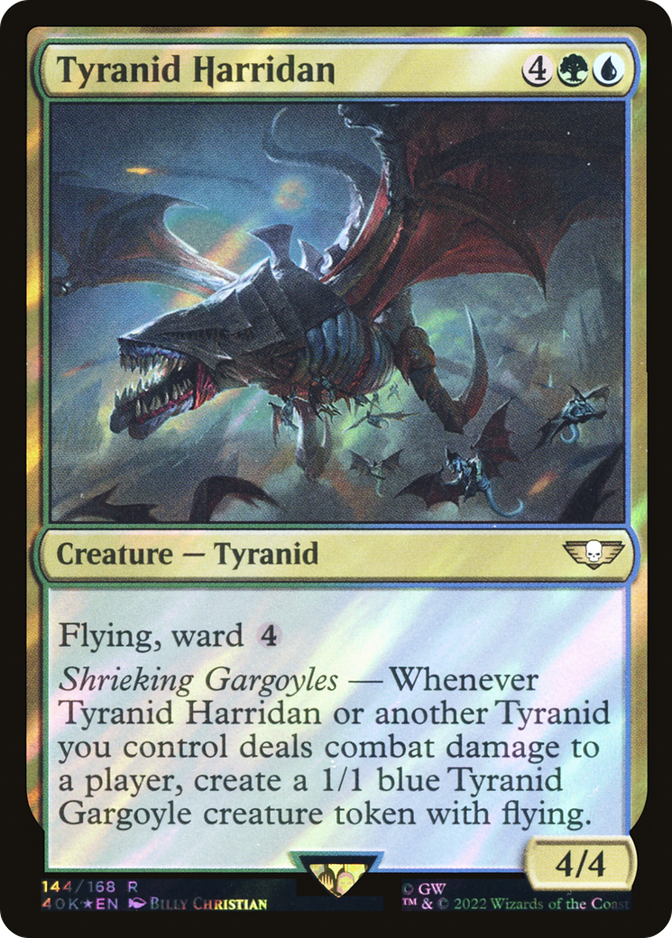 Tyranid Harridan (40K-144★) - Warhammer 40,000 Commander Foil - Premium MTG Single from Wizards of the Coast - Just $0.08! Shop now at Game Crave Tournament Store