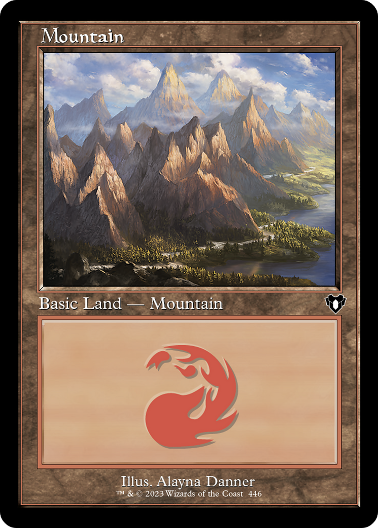 Mountain (CMM-446) - Commander Masters Foil - Premium MTG Single from Wizards of the Coast - Just $0.12! Shop now at Game Crave Tournament Store
