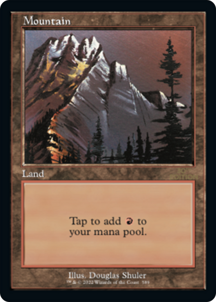 Mountain (30A-589) - 30th Anniversary Edition - Premium MTG Single from Wizards of the Coast - Just $1.88! Shop now at Game Crave Tournament Store
