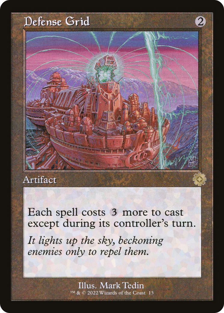 Defense Grid (BRR-013) - The Brothers' War Retro Artifacts - Premium MTG Single from Wizards of the Coast - Just $1.06! Shop now at Game Crave Tournament Store