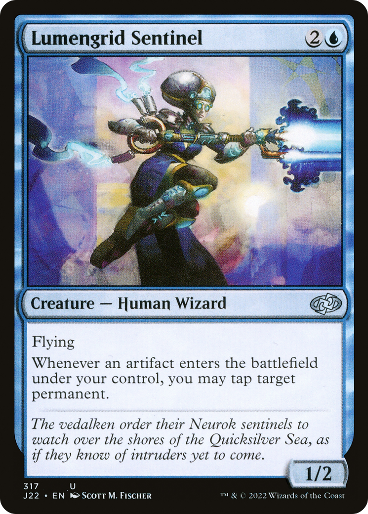 Lumengrid Sentinel (J22-317) - Jumpstart 2022 - Premium MTG Single from Wizards of the Coast - Just $0.08! Shop now at Game Crave Tournament Store