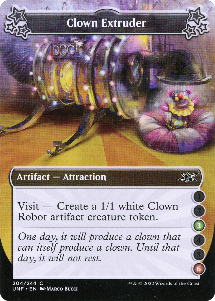 Clown Extruder (UNF-204B) - Unfinity - Premium MTG Single from Wizards of the Coast - Just $0.08! Shop now at Game Crave Tournament Store