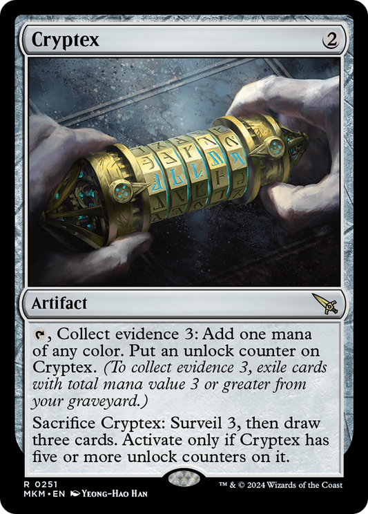Cryptex (MKM-251) - Murders at Karlov Manor Foil - Premium MTG Single from Wizards of the Coast - Just $0.25! Shop now at Game Crave Tournament Store