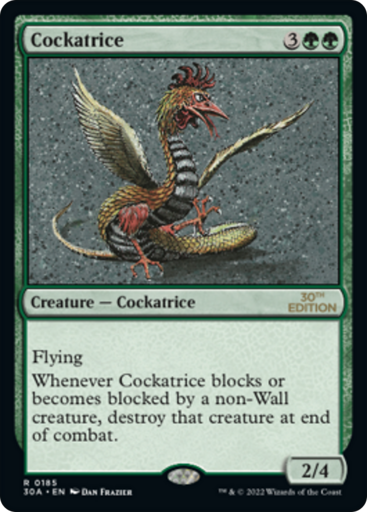 Cockatrice (30A-185) - 30th Anniversary Edition - Premium MTG Single from Wizards of the Coast - Just $3.60! Shop now at Game Crave Tournament Store