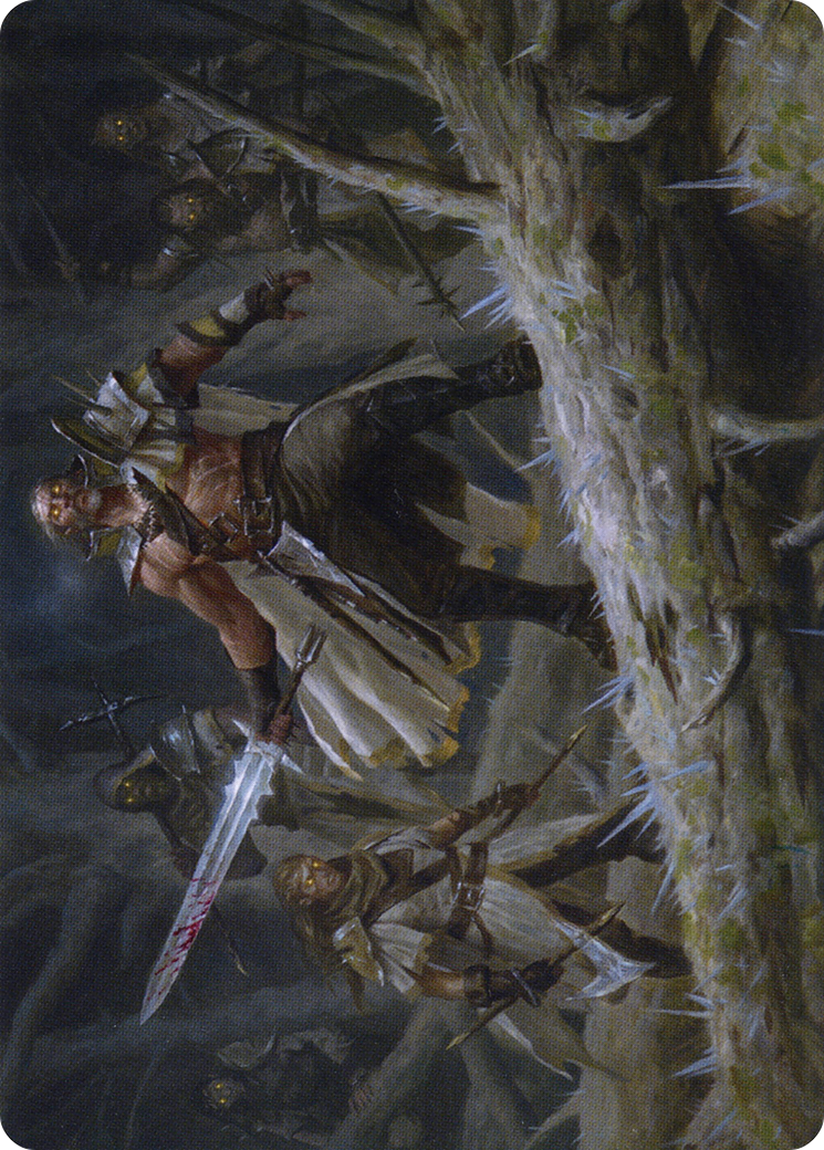 Tovolar, Dire Overlord // Tovolar, Dire Overlord (AMID-005) - Midnight Hunt Art Series (Borderless) Foil - Premium MTG Single from Wizards of the Coast - Just $0! Shop now at Game Crave Tournament Store