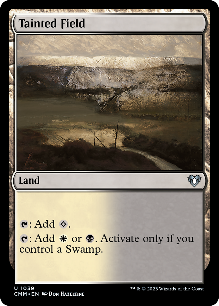 Tainted Field (CMM-1039) - Commander Masters - Premium MTG Single from Wizards of the Coast - Just $0.08! Shop now at Game Crave Tournament Store