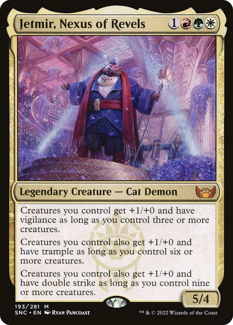 Jetmir, Nexus of Revels (SNC-193) - Streets of New Capenna - Premium MTG Single from Wizards of the Coast - Just $5.94! Shop now at Game Crave Tournament Store
