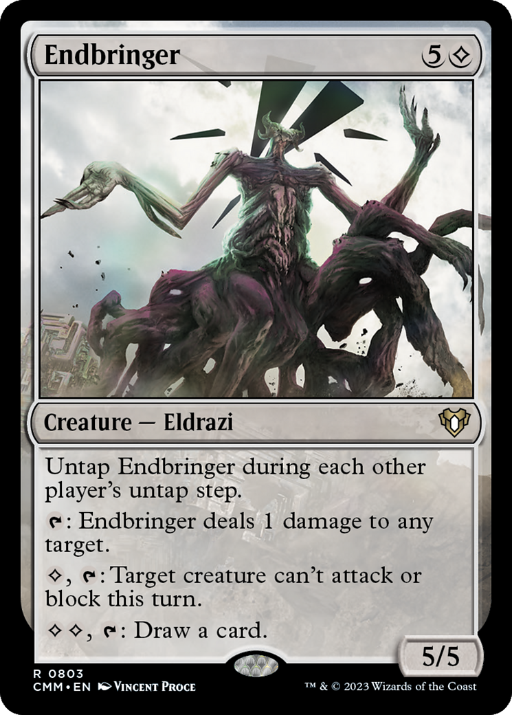 Endbringer (CMM-803) - Commander Masters - Premium MTG Single from Wizards of the Coast - Just $0.08! Shop now at Game Crave Tournament Store