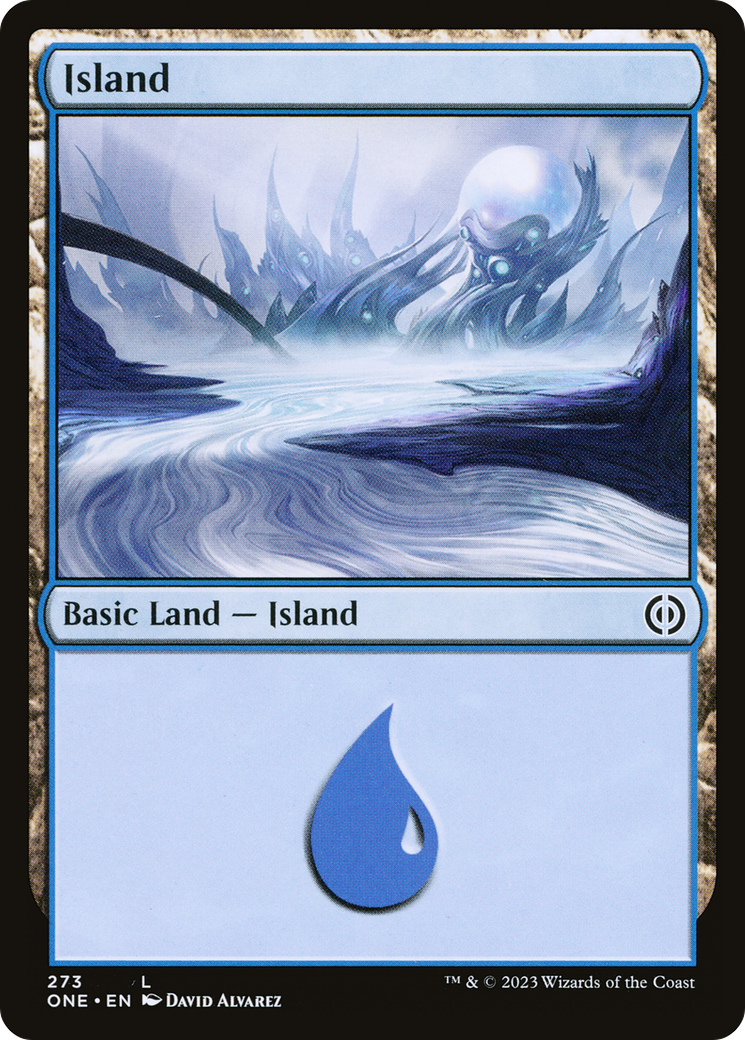 Island (ONE-273) - Phyrexia: All Will Be One Foil - Premium MTG Single from Wizards of the Coast - Just $0.25! Shop now at Game Crave Tournament Store