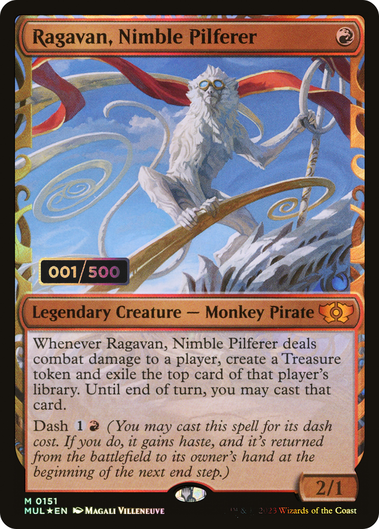 Ragavan, Nimble Pilferer (MUL-151Z) - Multiverse Legends: (Showcase) Foil - Premium MTG Single from Wizards of the Coast - Just $252.28! Shop now at Game Crave Tournament Store