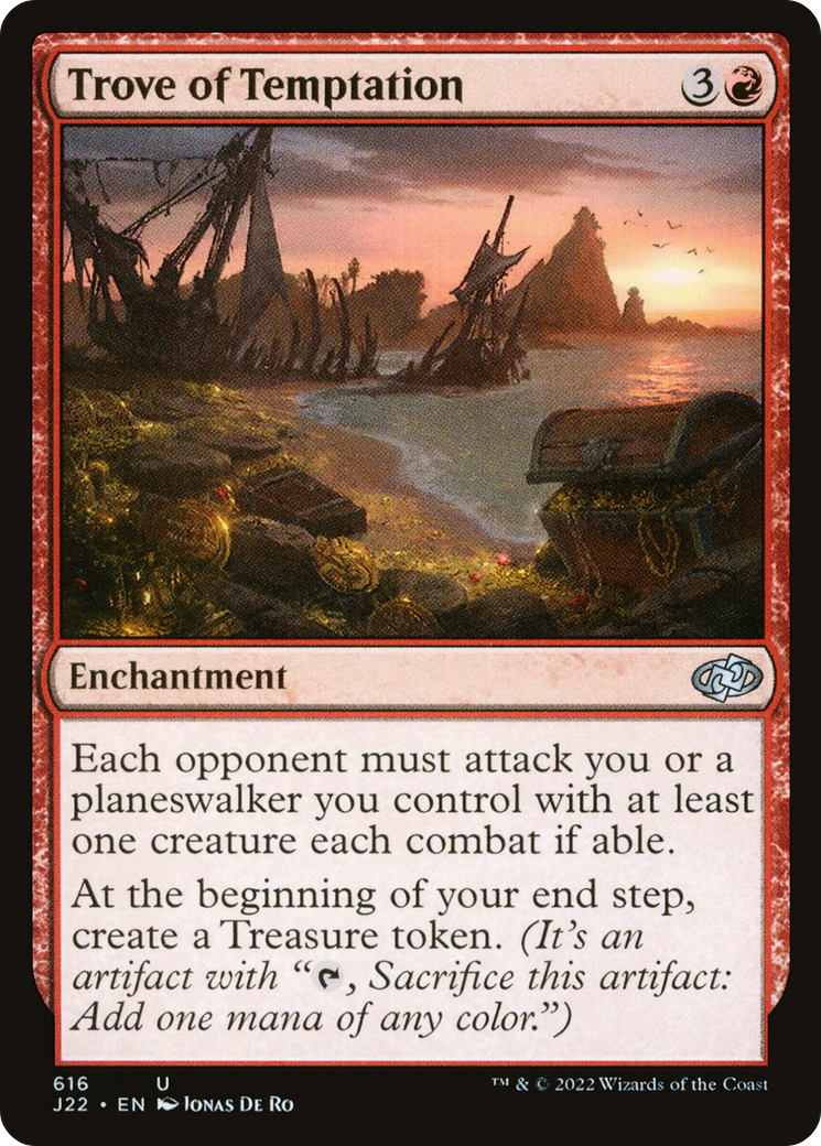 Trove of Temptation (J22-616) - Jumpstart 2022 - Premium MTG Single from Wizards of the Coast - Just $0.08! Shop now at Game Crave Tournament Store