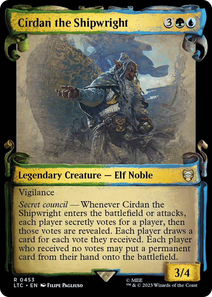 Círdan the Shipwright (LTC-453) - Tales of Middle-earth Commander: (Showcase) - Premium MTG Single from Wizards of the Coast - Just $0.61! Shop now at Game Crave Tournament Store