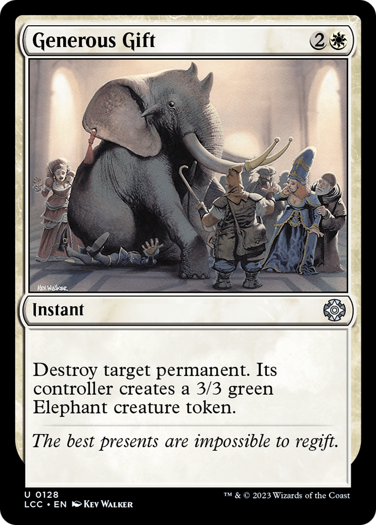 Generous Gift (LCC-128) - The Lost Caverns of Ixalan Commander - Premium MTG Single from Wizards of the Coast - Just $0.19! Shop now at Game Crave Tournament Store