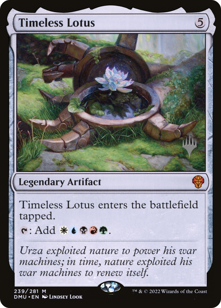 Timeless Lotus (PDMU-239P) - Dominaria United Promos Foil - Premium MTG Single from Wizards of the Coast - Just $3.57! Shop now at Game Crave Tournament Store