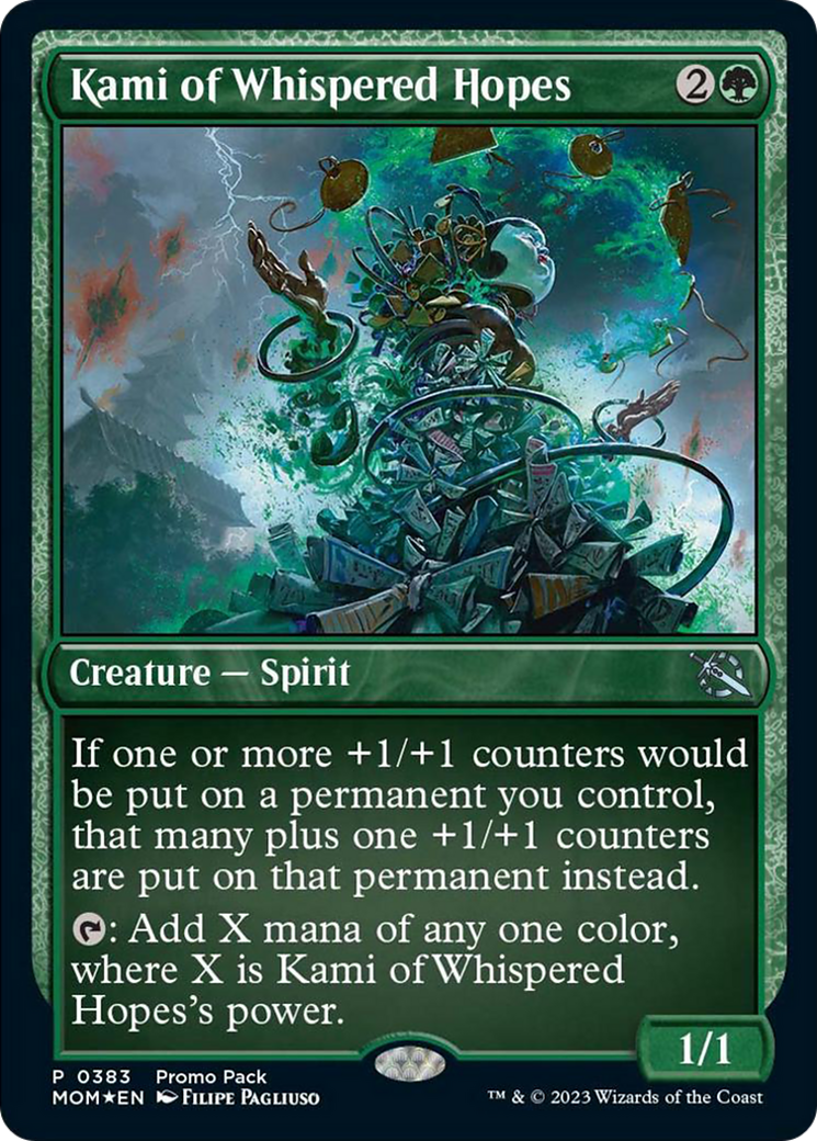 Kami of Whispered Hopes (MOM-383) - March of the Machine - Premium MTG Single from Wizards of the Coast - Just $1.52! Shop now at Game Crave Tournament Store