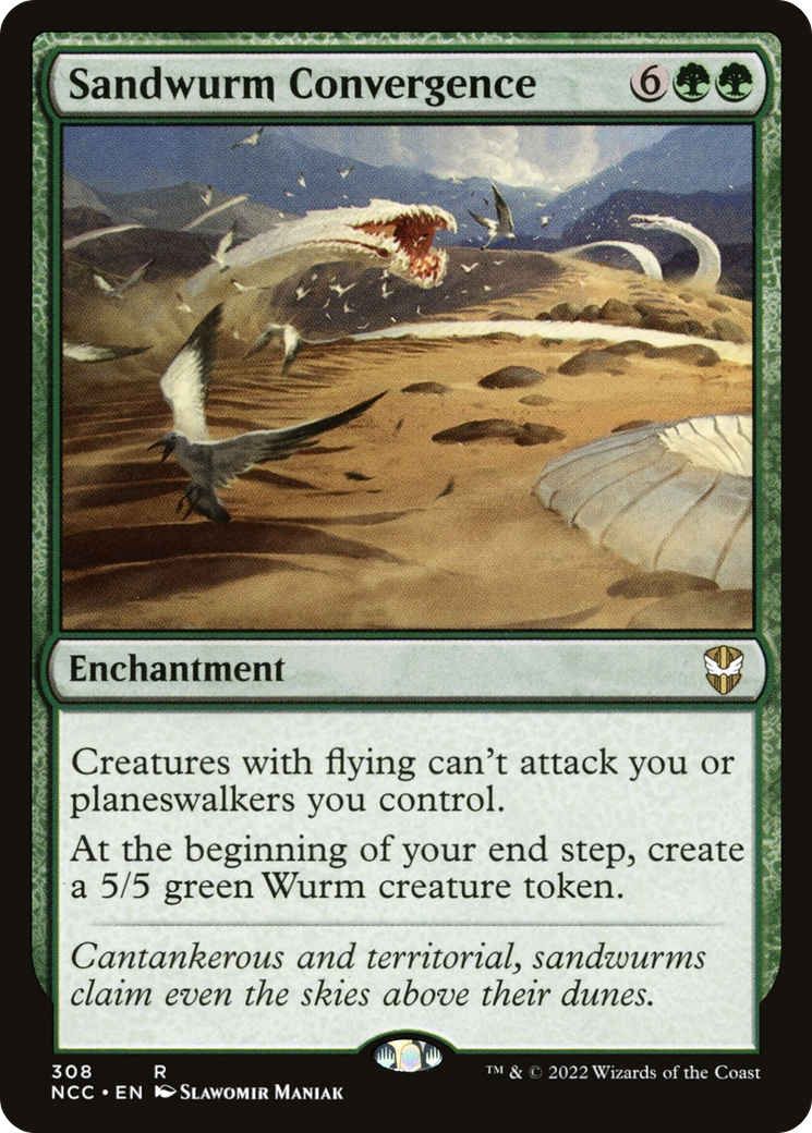 Sandwurm Convergence (NCC-308) - New Capenna Commander - Premium MTG Single from Wizards of the Coast - Just $0.14! Shop now at Game Crave Tournament Store