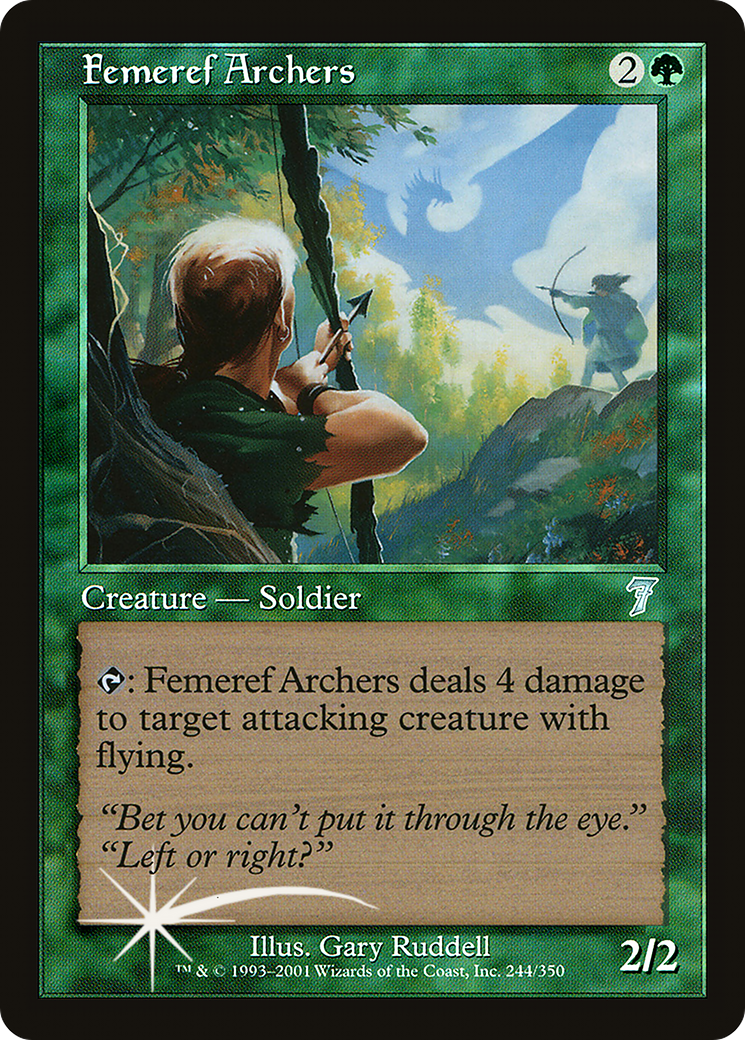 Femeref Archers (7ED-244★) - Seventh Edition Foil - Premium MTG Single from Wizards of the Coast - Just $1.38! Shop now at Game Crave Tournament Store
