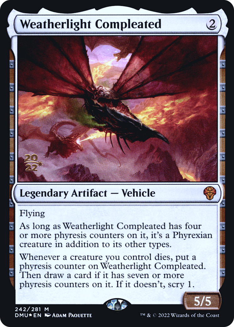 Weatherlight Compleated (PDMU-242S) - Dominaria United Promos Foil - Premium MTG Single from Wizards of the Coast - Just $0.74! Shop now at Game Crave Tournament Store