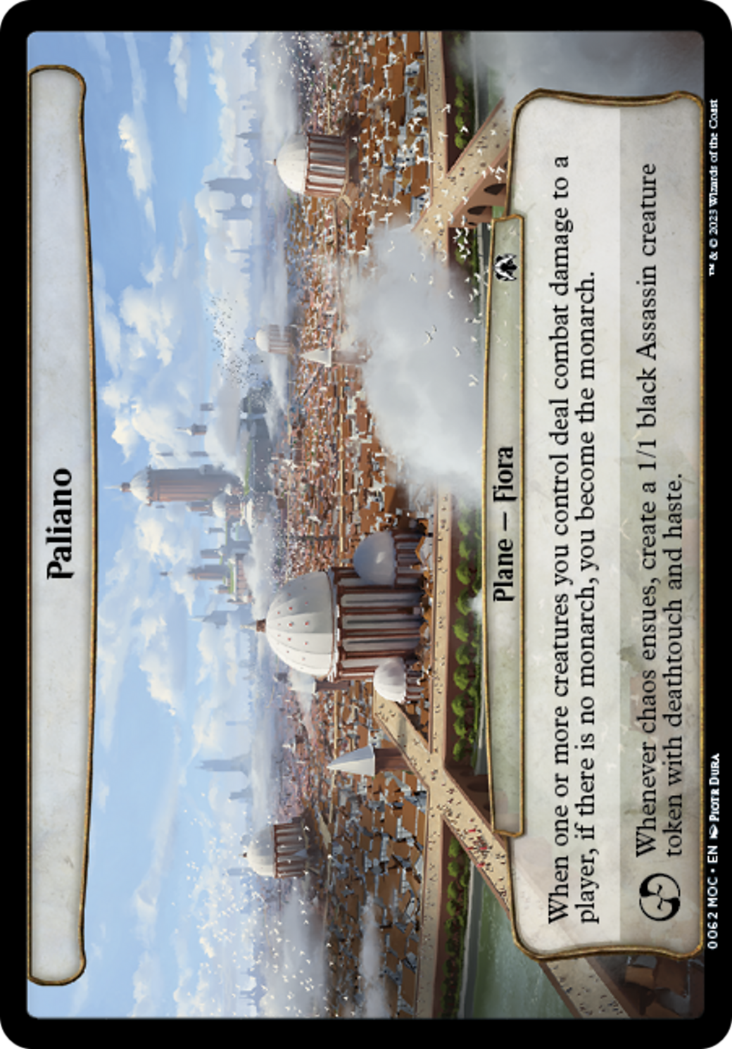 Paliano (MOC-062) - March of the Machine Commander - Premium MTG Single from Wizards of the Coast - Just $0.20! Shop now at Game Crave Tournament Store