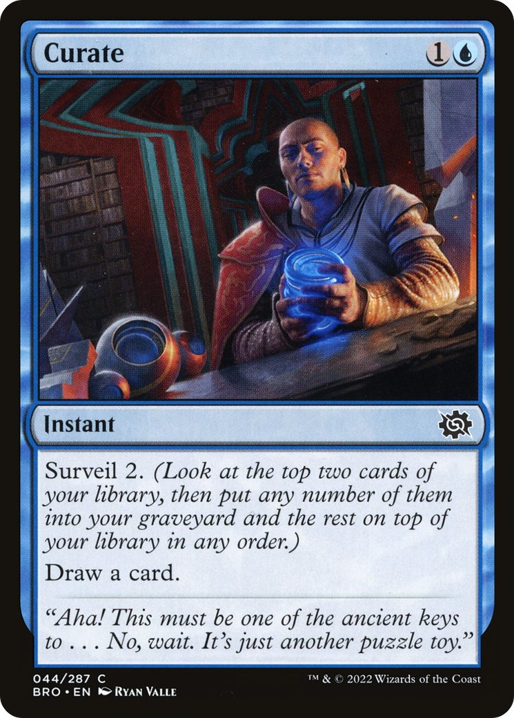 Curate (BRO-044) - The Brothers' War - Premium MTG Single from Wizards of the Coast - Just $0.25! Shop now at Game Crave Tournament Store